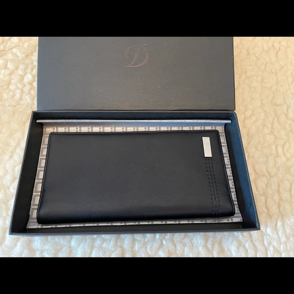 ST Dupont Paris Leather Designer Wallet - Picture 1 of 9